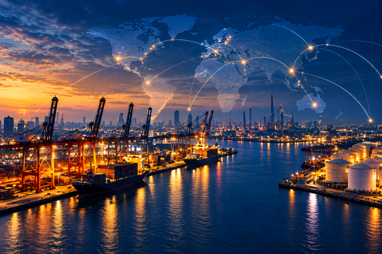 Industrial port and logistics